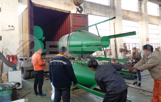Shipment of Beston Charcoal Production Equipment