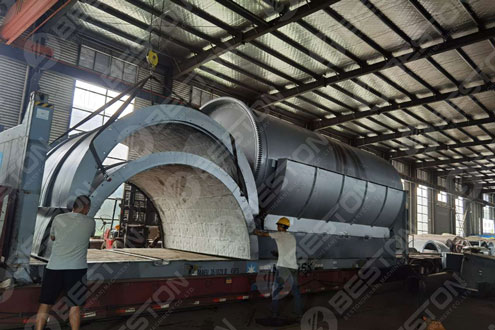 Charcoal Making Machine Shipped to Spain