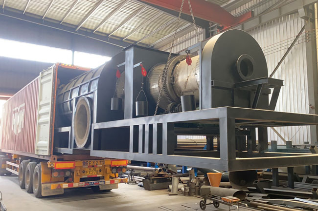 Beston Biomass Pyrolysis Machine Shipped to India
