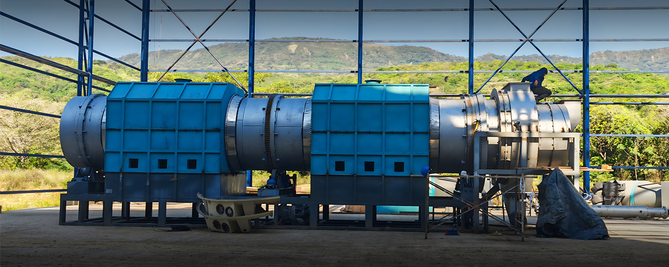 Sawdust Charcoal Making Machine - Project Site